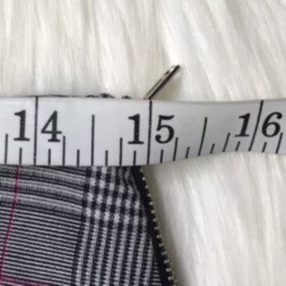 NWT Candie's gray plaid a-line mini skirt sz Small - Picture 3 of 4